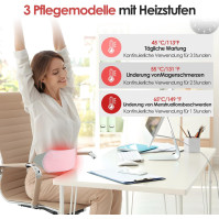 Period Heat Belt je přenosná ohřívací podložka na záda proti křečím s výkonnou power bankou 5000 mAh, 3 nastavitelnými t