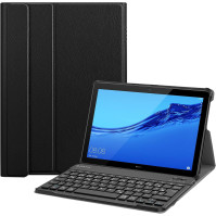 Pouzdro na klávesnici Fintie Bluetooth QWERTZ pro Huawei MediaPad T5 10,1 palce 25,6 cm - Ochranné pouzdro na stojan