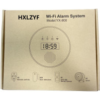 HXLZYF Domácí alarm, WiFi dveřní alarm s APP (2,4 GHz a 5 GHz WiFi), bezdrátová 16dílná sada