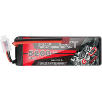 GOLDBAT 2S RC LiPo baterie 7.4V 60C 5200mAh s tvrdým obalem s konektorem Deans T-Plug pro RC auto Evader, RC Truggy