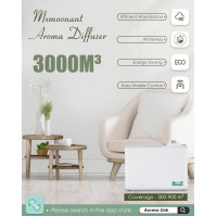 Mxmoonant Smart Scent Air Machine, bezvodá kondenzační nebulizace, pokrývající 3000m³, 800ml olejová lahvička, na zeď