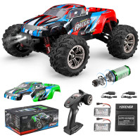 YONCHER YC250 bezkomutátorové auto na dálkové ovládání, 1:16 RC auto 4WD 62+Km/h 2 baterie 40 min+ doba provozu, 2,4 GHz