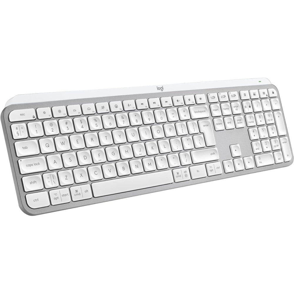 Logitech MX Keys S - světle šedá, americké rozložení QWERTY