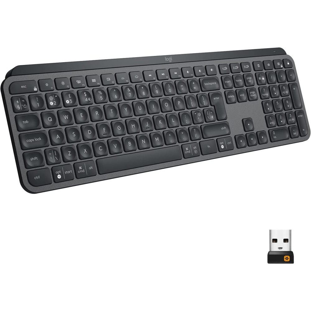 Klávesnice Logitech MX Keys, UK- rozložení