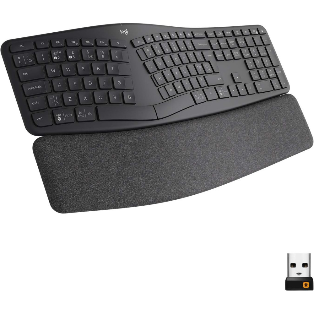 Logitech Ergo K860 - Graphite US INTL - INTNL, grafitová barva