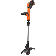 BLACK+DECKER akumulátorový křovinořez (Powercommand EasyFeed, 18V 4,0Ah, aku a nabíječka, řez 30 cm, pro větší plochy)