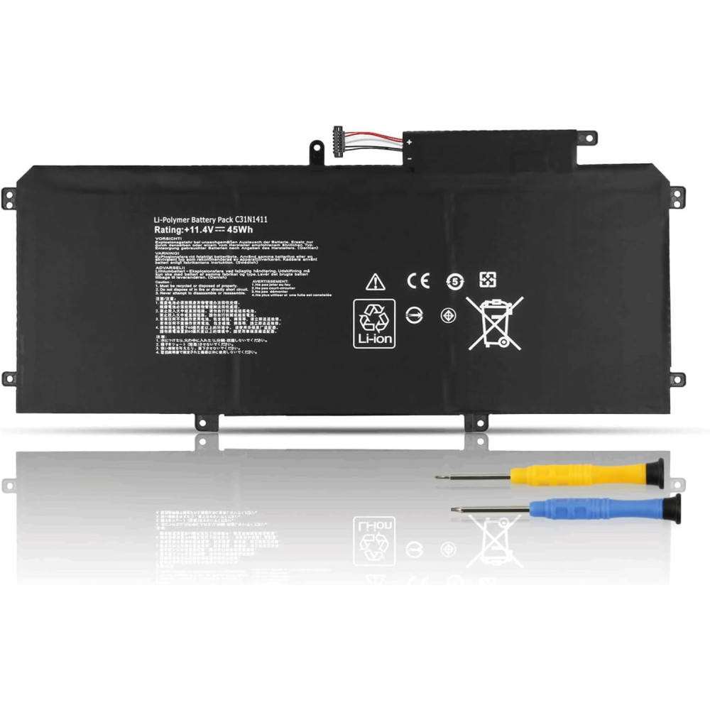 K KYUER C31N1411 Notebooková baterie pro ASUS ZenBook UX305CA-FB055T FC147T EHM1 UHM4T M3-6Y30 U305F U305FA U305L U305UA