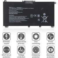 Wikinu TF03XL 920070-855 Baterie pro HP Pavilion 14-BF 14-BK 15-CC 15-CD 15-CK 17-AR X360 14M-CD0001dx 15-CC0XX 15-CC1XX