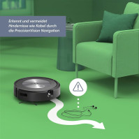 iRobot Roomba j7+ (j7556) vakuový robot s podporou WiFi s automat. Odsávací stanice, detekce a vyhýbání se objektům