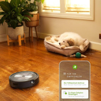 iRobot Roomba j7+ (j7556) vakuový robot s podporou WiFi s automat. Odsávací stanice, detekce a vyhýbání se objektům