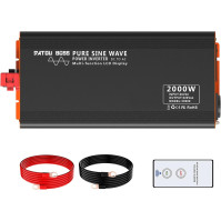 DATOUBOSS čistý sinusový měnič 2000 W DC 36V na 230V AC měnič napětí (2000 W 36V EU)