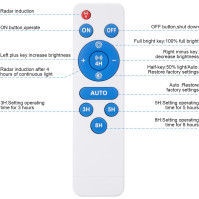 Kingwei 400W pouliční lampa Solární pouliční světla Venkovní, 20000MAH solární pouliční lampa s dálkovým ovládáním