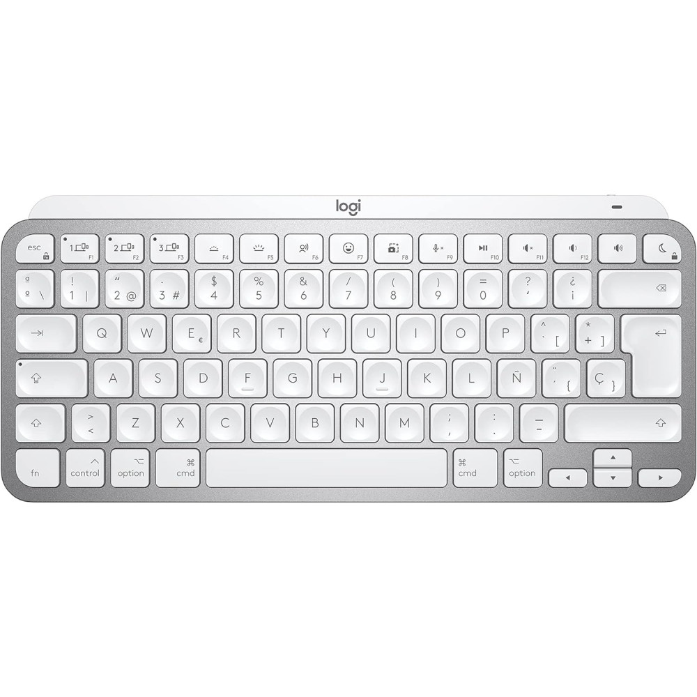 Klávesnice MX KEYS Mini F. MAC WRLS Illum. WRLS Pale Grey - ESP - MEDITER