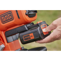 Black+Decker Vysavač na listí, foukací zařízení s drtičem BCBLV3625L1 (45l pytel na listí, bezkartáčový motor, 210 km/h)