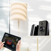 Edifier R2000DB napájené Bluetooth reproduktory do knihovny - monitorovací reproduktory blízkého pole - optický vstup