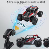 Kotsy 1:18 RC Auto 4WD Offroad RC Auto, Všeobecný terénní vysokorychlostní RC Crawler (červená)