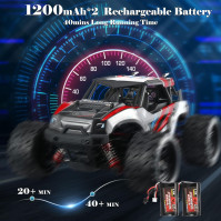 Kotsy 1:18 RC Auto 4WD Offroad RC Auto, Všeobecný terénní vysokorychlostní RC Crawler (červená)