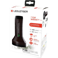 Ledlenser P18R Signature - Výkonná dobíjecí LED svítilna s třemi LED diodami, velmi světlým světlem 4500 lm a dosahem až 720 m