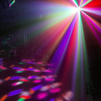 Led pohyblivá hlava, RGBW disco party osvětlení, 100-240V 7 kanálů, Hlasové ovládání/Automatické ovládání/Nastavení rychlosti