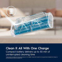 Electrolux Hygienic 700 Akumulátorový vysavač EP71B14WET, lehký a výkonný akumulátorový čistič, čistič podlah, s mopovým