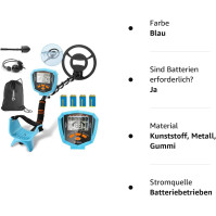 Sada detektoru kovů Gogonova pro dospělé a děti, detektor kovů s nastavitelnou rukojetí, velký LCD displej, 2 režimy