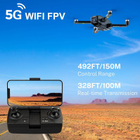 HANNVIW H330 dron s kamerou 4K HD, 5G WiFi FPV dron pro dospělé začátečníky děti, bezkartáčový motor