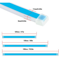 Auto LED světla, 12V pruh světla pod kapotou auta voděodolný RGB vícebarevný dálkový ovladač denního svícení dekorativní