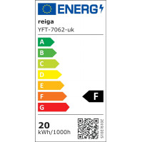 reiga 137CM Silver DC Motor Moderní inteligentní stropní ventilátor se stmívatelnou sadou LED osvětlení a dálkovým ovládáním pro