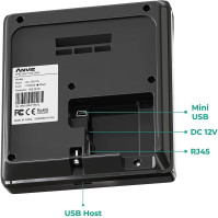 Anviz W1C PRO WIFI detekce docházky: Rfid odznak a PIN, Linux, 1 GHz CPU, 2,8" TFT LCD, Tcp/ip, WIFI, dotyková klávesnice