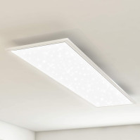 BRILONER Leuchten - LED panel, stropní lampa s hvězdnou výzdobou, stropní lampa s regulací jasu, ovládání teploty barev