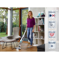 Leifheit Vielseitiger Staubsauger Regulus PowerVac 2in1 für bis zu 40 min kabelloses Staubsaugen, Akkustaubsauger 2in1