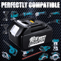 XNJTG [2ks] 5,0Ah 18V baterie pro Makita 18V náhradní baterie pro BL1860 BL1850 BL1850B BL1860B BL1845 BL1840B BL1840 BL1835 BL1