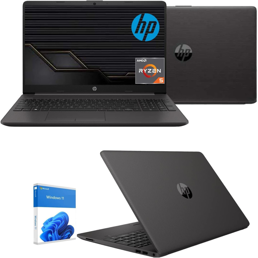 Notebook HP 255 G9 Amd Ryzen 5 5625U 4,3Ghz 6Core Display 15.6" FHd,Ram 8Gb Ddr4, SSD 512Gb Nvme, Hdmi,Wifi, Lan, Bluetooth,Webc