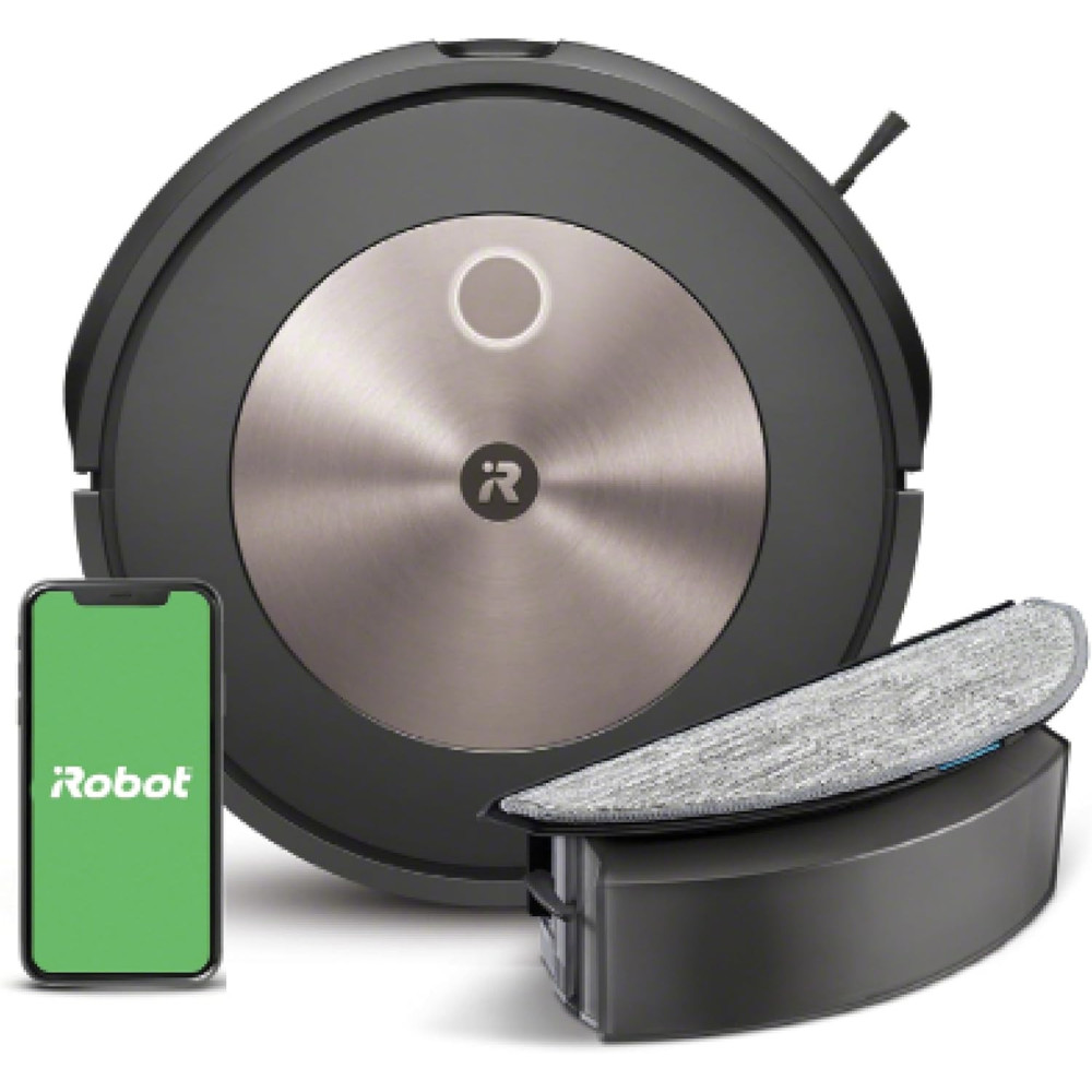 iRobot Roomba Combo j5 (j5176) vysavač a mop robot, mapování a PrecisionVision navigace, 4stupňové čištění