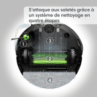 iRobot Roomba Combo j5 (j5176) vysavač a mop robot, mapování a PrecisionVision navigace, 4stupňové čištění