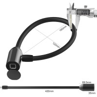 Zámek na otisk prstu, zámek na kolo Eseesmart s aplikací otisků prstů, vodotěsný zámek na kolo, vysoká bezpečnost, kabel