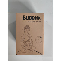 Yeomoo Meditační Buddha držák svíček/svícen sochy Zen Buddha dekorace s lotosem - Vnitřní/Vnější dekorace pro domov