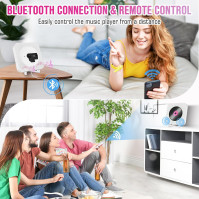 Přenosné CD přehrávače se stolním stojanem, Bluetooth CD přehrávač, Rádiový CD přehrávač pro domácí podporu FM, USB port