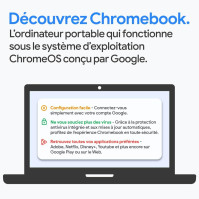 ASUS Chromebook Plus CX3402CBA-PQ0104 - Přenosný počítač 14" Full HD (Intel Core i3, RAM 8 GB, 128 GB UFS, ChromeOS)