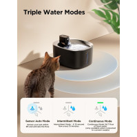 FEELNEEDY Cat Water Fountain - Fontána pro kočky s pohybovým senzorem a kapacitou 4 litry, bezdrátová a tichá