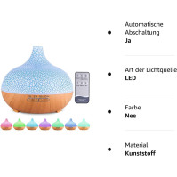 MUOIVG 550 ml aroma difuzér, ultrazvukový tichý vzduchový zvlhčovač aromaterapie, éterické oleje vzduchový zvlhčovač