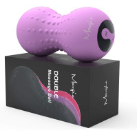 Maxgia Elektrický ohřívač Peanut Massageball s 5 režimy, Fasíkový míč pro terapii triggerpointů, hlubokou tkáňovou masáž