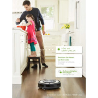 iRobot Roomba e5 (E5154) App-ovatelný vysavač robot (robotický vysavač) s dvěma gumovými kartáči pro všechny podlahy, id