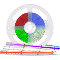 BTF-LIGHTING FCOB COB RGBW RGB+Přírodně bílá (4000 K) Flexibilní vysoká hustota vícebarevná LED páska 3M 896LED/M DC24V