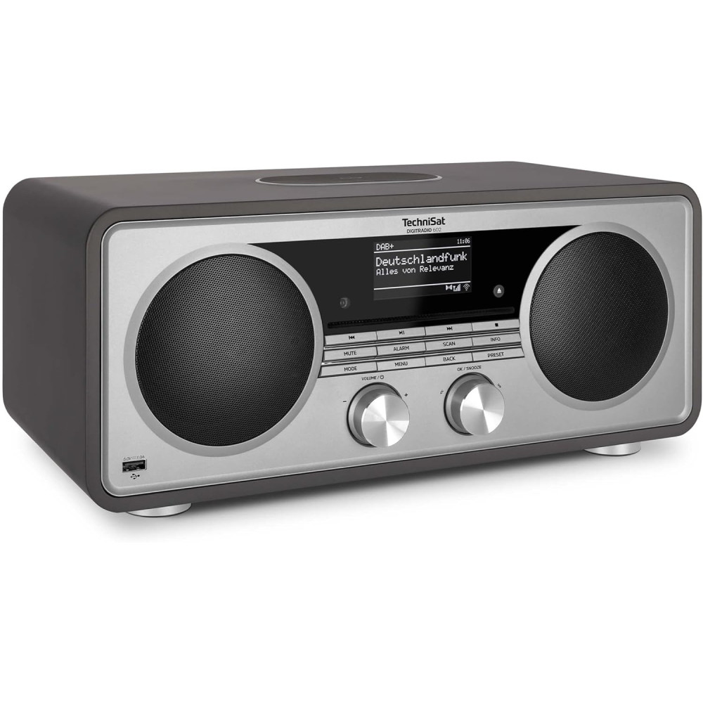 TechniSat DIGITRADIO 602 - Kompaktní Hi-Fi systém s 70 wattovým 2.1 reproduktorovým systémem (stereo hudební centrum)