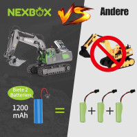 Nexbox RC Backavator Toy for Boys 4 5 7 8 9 10 let - narozeninové nápady pro děti