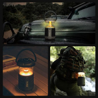 MIFA WildCamping Bluetooth reproduktor, LED lampa, stanová lampa, Bluetooth 5.3 kompatibilní, 20 W/DSP zpracování, IP67