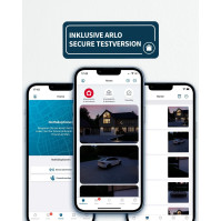 Arlo Světlometová venkovní bezpečnostní kamera + PIR, Kvalitní 2K HDR, 160° široký úhel, Odolné proti povětrnostním vlivům