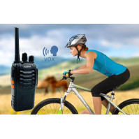 Radtel RT88 PMR 446Mhz Talkie Walkie dobíjecí 16 kanálů Radiokomunikace Walky Walky Professionnelle avec Écouteur de Charge