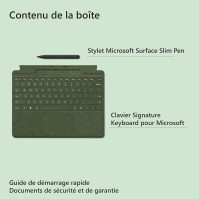 Klávesnice Microsoft Surface Signature Forest Green + pero Surface Slim Pen 2 kompatibilní se Surface Pro 8, Pro 9 a Pro X